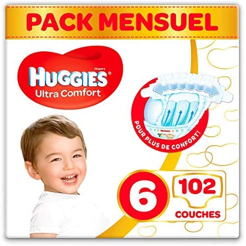 HUGGIES Diaper Super Comfortable Baby Size June Box, 1 Pack (1 x 102 Pieces)
